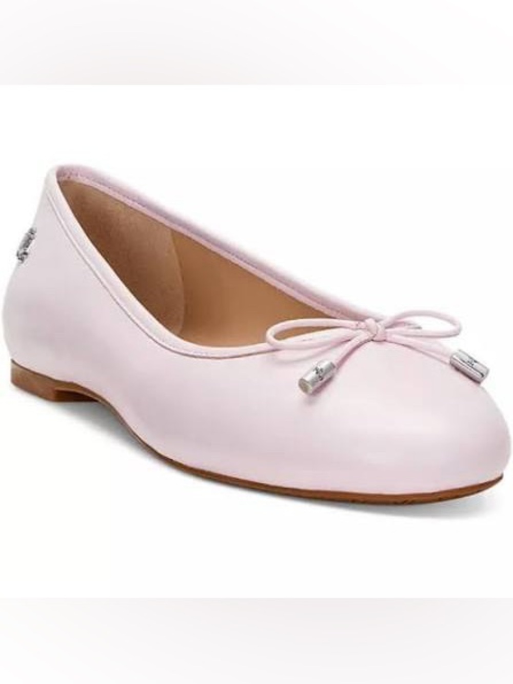 Lauren Ralph Lauren Pale Pink Ballet Flat with Bow Accent